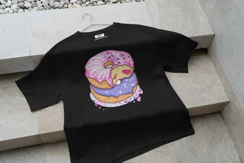 Sugar Black Oversized Tees