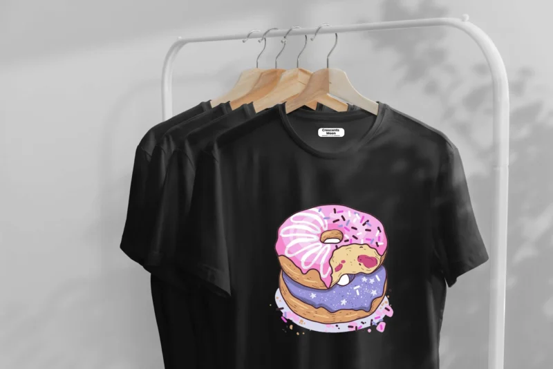 Sugar Black Oversized Tees