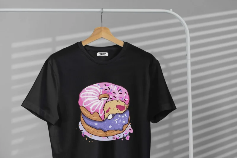 Sugar Black Oversized Tees
