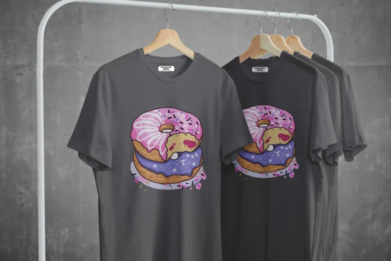 Sugar Black Oversized Tees
